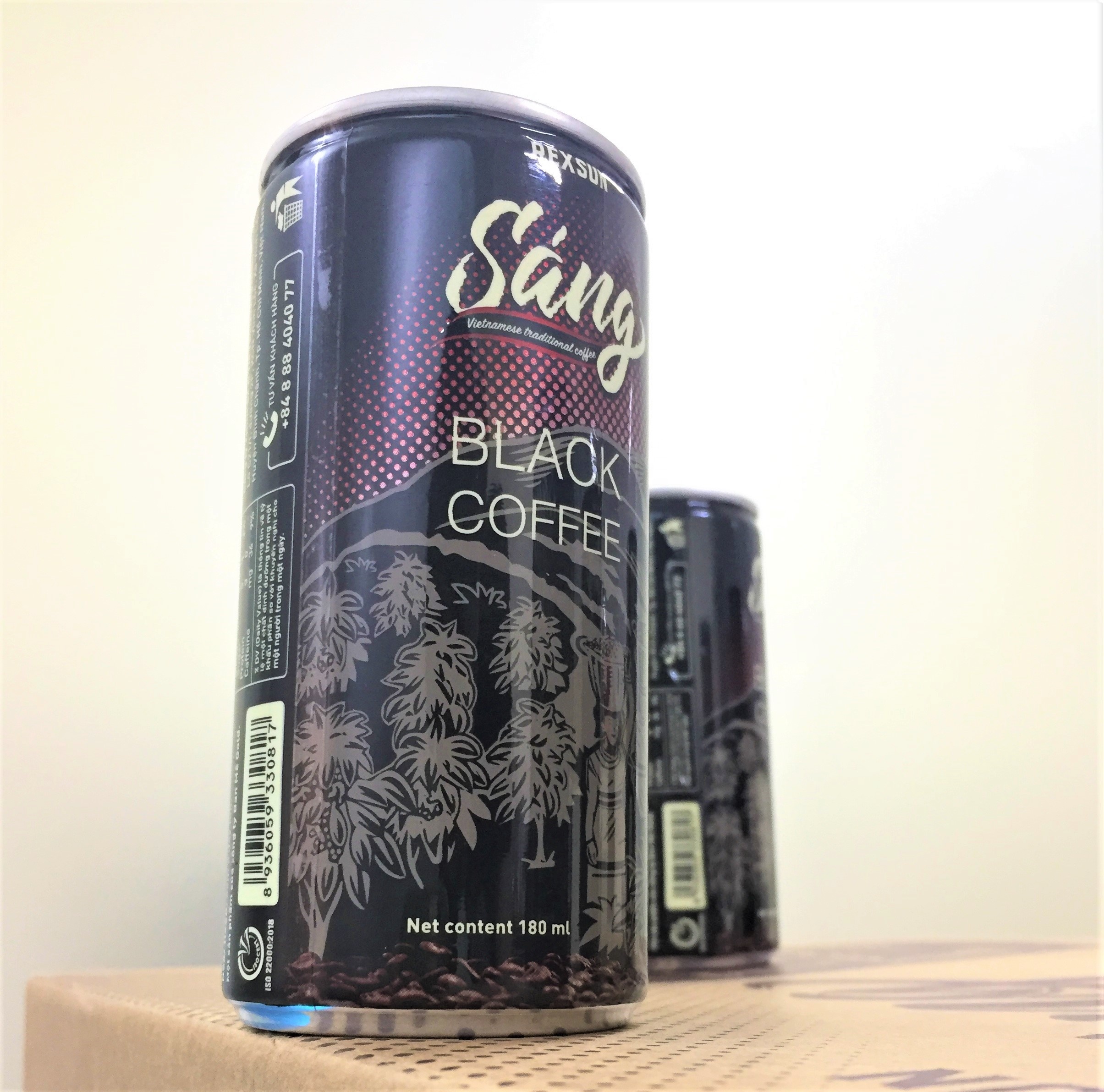 Вьетнамский кофейный напиток, консервированный черный кофе, традиционная стильная сладость от листьев стевии