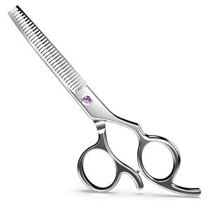 Ciseaux pour coupe de cheveux, 5 pièces, Set de ciseaux amincissants, pour désépaissir et couper les dents, professionnels - Product Image 2