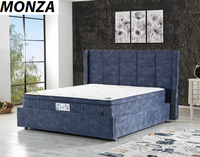 Matelas à ressorts orthopédiques turcs Moyexo en mousse à mémoire de forme, rafraîchissant, hypoallergénique, antibactérien, avec housse amovible pour chambre à coucher