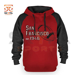 Men sweatshirt embroidery Plain Pullover Custom Logo Cotton/polyester Hoodies - Product Image 2