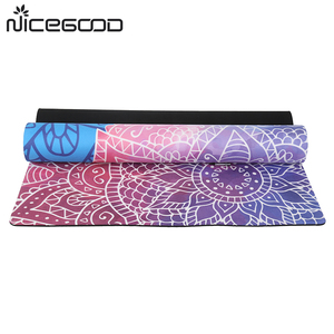 Thân thiện với môi chống trượt cao su tự nhiên da lộn thảm yoga nhà sản xuất in hot yoga <span class=keywords><strong>mat</strong></span> - Product Image 6