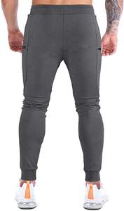 กางเกงวอร์มผู้ชายแบบสั่งทำมีซิปกระเป๋าข้าง - Product Image 6