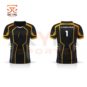 Wholesale Pure material 100%polyester Plain Men Esports Jerseys Teams Jerseys Wholesale - Product Image 6