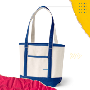 Wholesale Cotton Canvas Zipper Tote | Eco Friendly Reusable Shopping <b>Bag</b> with Front Pocket Premium Daily Carry <b>Bag</b> Plus Stylish - Product Image 5