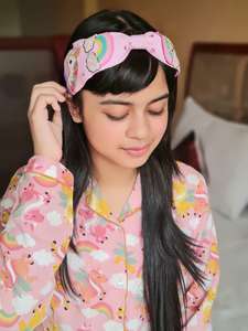 แถบคาดศีรษะประดับลูกปัดรูปยูนิคอร์นมือประดับด้วยลูกปัดหลากสีสวยงามสำหรับเด็กวัยหัดเดินและผู้ใหญ่ขนาดเดียว - Product Image 5