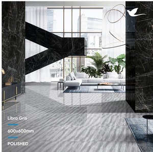 Marble Effect Modern Porcelain <b>Non</b> <b>slip</b> Ceramic <b>Floor</b> Tile Grey Glazed Double Loading Ceramic Tiles Leading Indian Manufacturer - Product Image 6