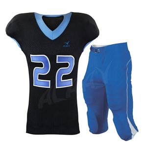 Uniforme de football américain respirant à manches courtes avec logo personnalisé imprimé pour l'entraînement à un prix raisonnable - Product Image 6