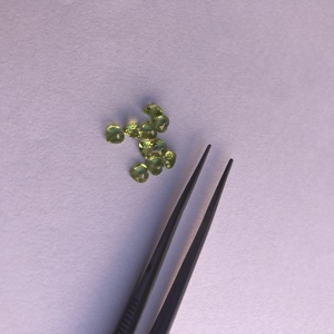 หินเพอริดอตธรรมชาติขนาด4มม. 6มม. พลอยทรงหลวมรูปหัวใจเจียระไน - Product Image 3