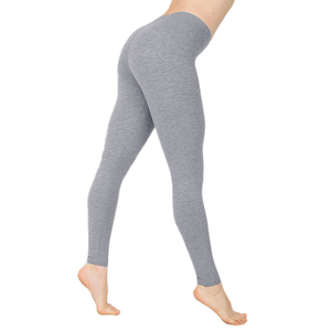 Pakistanais taille haute femmes XL Fitness Yoga Legging tissu respirant Spandex gris pleine longueur Style Sexy avec Logo sur la taille - Product Image 1