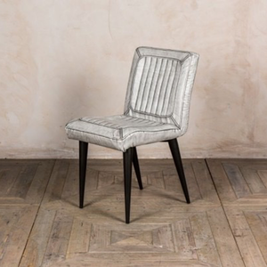 Midcentury เก้าอี้รับประทานอาหารหนังแท้แบบพับได้, เก้าอี้ทานอาหารสไตล์วินเทจแบบกลางศตวรรษ - Product Image 2