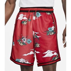 Pantalones cortos de baloncesto para hombre con logotipo personalizado directo de fábrica al por mayor, nuevo estilo, conjunto de ropa deportiva de malla transpirable con impresiones sublimadas - Product Image 1