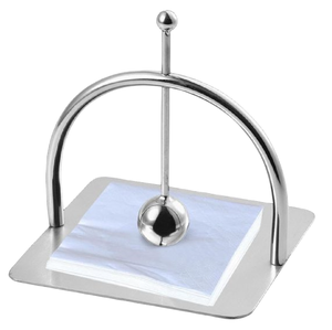 Unique Design Metal <b>Napkin</b> <b>Holder</b> in Stainless Steel with Powder Coated Finished Perfect for Home Kitchen and Restaurant Decor - Product Image 1