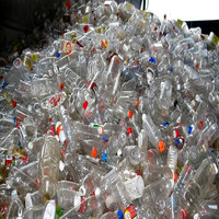 Chatarra de Plástico HDPE/LDPE / Chatarra de Botellas PET Lavadas, Botellas PET 100% Transparentes / Marca KBS Grado A, 200 kg/BAE Sudáfrica