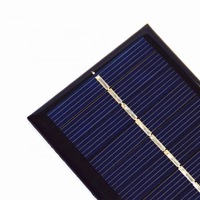 110x65mm panneau solaire époxy mini cellules solaires 1w 2w 3w pour lampadaire solaire, pour jouets cellules solaires pour lumières de jardin