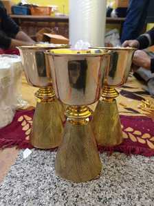 Nouvelle conception de calice gravée avec des fournitures d'église de PATEN cuivworld inde - Product Image 5
