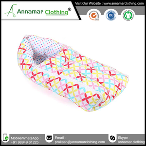 Saco de dormir tejido para bebé, ropa de cama de algodón orgánico 100%, saco de dormir para recién nacido con 100% de personalización, certificado por GOTS, India - Product Image 4