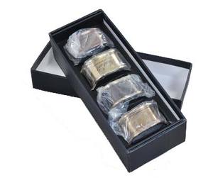 Anillo de servilleta de aluminio de diseño, accesorio metálico para fiestas, soporte de servilletas de cobre antiguo, de aluminio de diseño, en stock. - Product Image 4