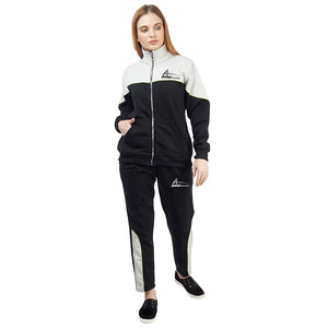 <b>Women's</b> Fitness Wear Sweat-Suits Zipper Hoodies <b>Trouser</b> Sets in Polyester Fleece for Sale - Product Image 1