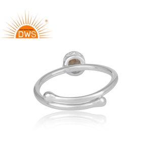 Bague ronde en argent Sterling 925 pour femme, Labradorite Fine, pierre précieuse, bijou fait main, vente en gros, livraison gratuite - Product Image 4