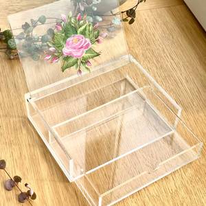 Handmade <b>Glass</b> Photo <b>Box</b> Trendy - Product Image 1