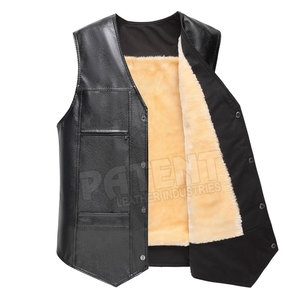 New Arrival Cowhide Genuine Leather <b>Vest</b> Motorcycle Men's Slim Fit Real Leather <b>Vest</b> Custom Made <b>Vest</b> - Product Image 3