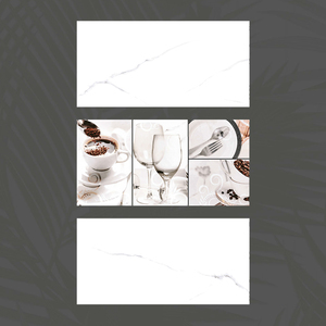 Carreaux muraux en céramique indienne, éléments de salle de bains surdimensionnée 300x600, en porcelaine - Product Image 2