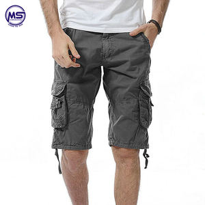 Pantalones cortos informales de algodón para hombre, Shorts ajustados de camuflaje, a la moda, para verano - Product Image 4