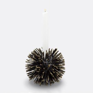 Décoration lumineuse artistique créative en forme de boule, en fil métallique noir thermolaqué, pour cadeaux - Product Image 1