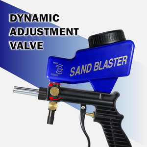 LEMATEC Sablage portable 600cc à alimentation par gravité, 150 PSI max, tuyau d'air inclus - Product Image 6