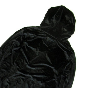 Costume 2 pièces de couleur noire pour femme, ensemble jogging, survêtement avec fermeture éclair, en solde - Product Image 3
