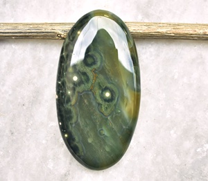Gemas de jaspe para joyería, cabujones de jaspe de mar de alta calidad con forma personalizada, tamaño de exportación a granel - Product Image 1