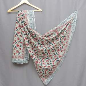 Écharpes colorées en coton, sarong indien, paréo de plage, imprimé à la main - Product Image 3