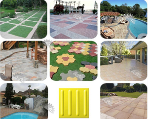 Automatische Rotative Terrazzo Tegel <span class=keywords><strong>Machine</strong></span> Kleur Beton Cement Dak Tegels <span class=keywords><strong>Machine</strong></span> Productielijn - Product Image 2