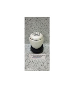 White Pearl Silver Pet Cremación Urna Paw Grabado Suministros funerarios - Product Image 1