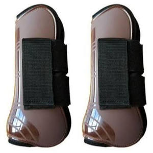 Botas de cepillado de caballo transpirables, el mejor precio de fábrica, logotipo personalizado, cantidad a granel, novedad - Product Image 1