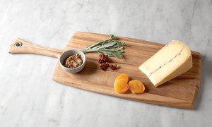 Grande planche rectangulaire en bois d'acacia de 1,5 cm d'épaisseur, durable, utilisable comme planche à découper et élégante assiette de service, compatible lave-vaisselle - Product Image 5