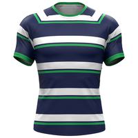Maillot de Rugby Logo personnalisé col montant respirant séchage rapide antibactérien National Rugby Shirt quantité minimale de commande bas Service OEM