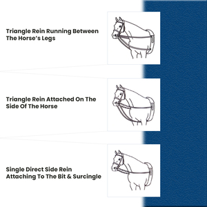 Équipement durable de rênes de cheval réglables de haute qualité avec l'approvisionnement en vrac de conception à la mode du fabricant indien - Product Image 5