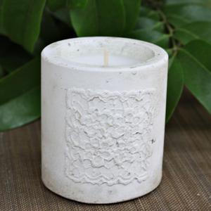 Bocaux à bougies en béton gris clair Décoration d'intérieur Marque Caro CC20031 Vente en gros du Vietnam - Product Image 1