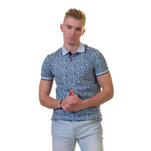 POLO col coton pour homme, vêtement décontracté, tee-shirt - Product Image 2