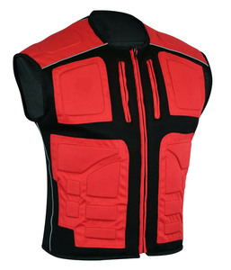 Chaleco de motocicleta con Logo personalizado para hombre, Cordura, sin mangas, cintura, alta calidad, talla grande - Product Image 3