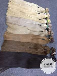 เวียดนามกัมพูชาผมต่อจากเส้นผมมนุษย์สุดๆแบบเรมี่ผมต่อจากเส้นไหมธรรมชาติฟอกสีผมด้วยกระบวนการทางเคมี - Product Image 2