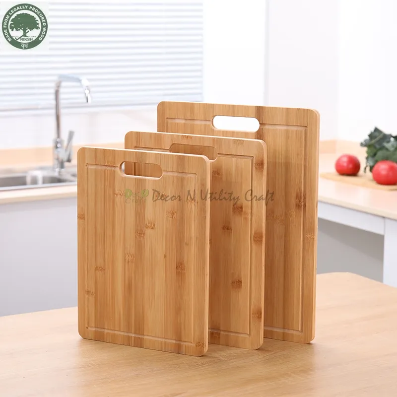 Extensive Range Vintage Life Inc. Natural wood cutting chopping block board kitchen wooden bamboo cutting board