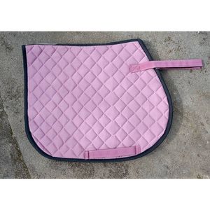 Premium Quilted Nylon English Horse Saddle Pad-Comfortable Breathable <b>Equestrian</b> Jumping All-Purpose Riding - Product Image 2