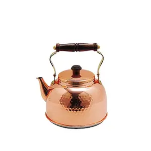 コーヒー卓上用の新しいデザインの銅茶サービングケトルとカスタマイズされたサイズの銅茶サービングケトル