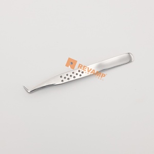 Professional Precision Doted Handle Anti-Static Durable 10mm Eyelash Extension <b>Tweezers</b> for Mega Volume Lashes Sustainable - Product Image 2