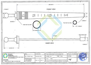 Tubo de Aminoscopia de Acero Inoxidable SOS, Fuente de Alimentación Manual, Instrumentos Quirúrgicos para Uso Hospitalario, Certificado ISO 13485 - Product Image 3