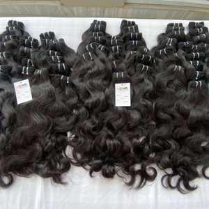 Cabello brasileño de trama única, cabello ondulado 100% sin procesar, grado 11a, indio, virgen, Remy - Product Image 1