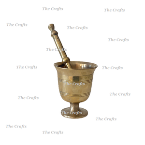 Juego de mortero y Maja de latón con tamaño y forma personalizados de primera calidad, molinillo de pimienta y especias, mortero y Maja - Product Image 2