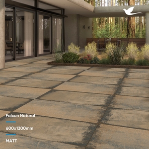 Azulejos de porcelana Color marfil Azulejos de porcelana mate antideslizantes Azulejos de suelo con acabado mate - Product Image 2